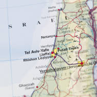 Map of Israel