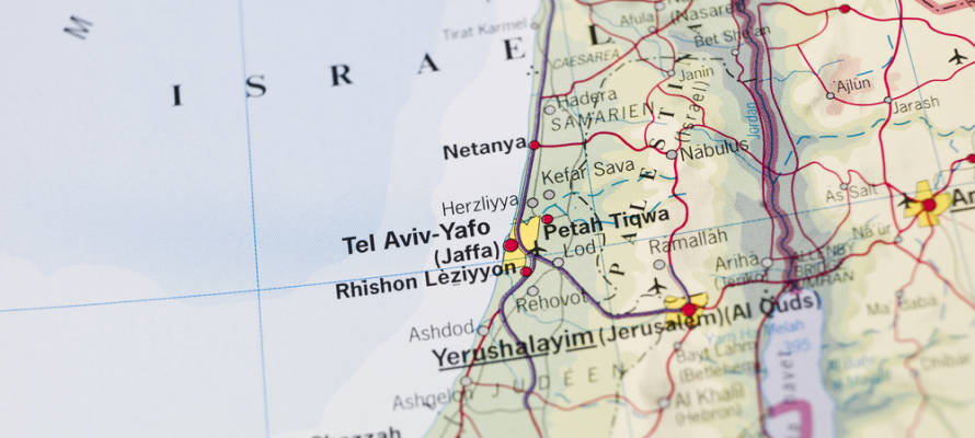 Map of Israel