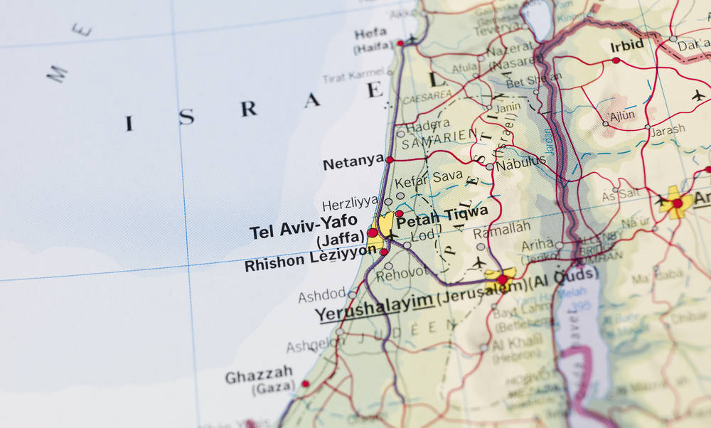 Map of Israel