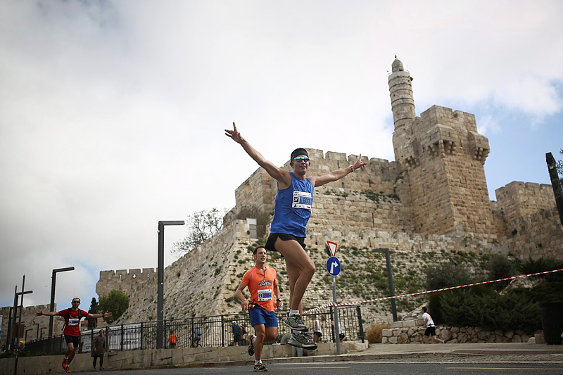 Jerusalem Marathon, Tower of David Jerusalem Marathon, Tower of David
