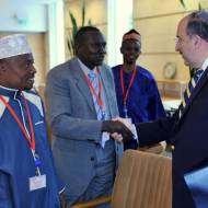 African Muslim religious leaders meet with MFA DG Dore Gold in Jerusalem