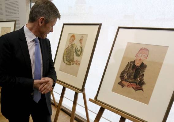 Egon Schiele stolen art