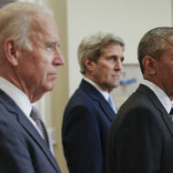 Barack Obama, John Kerry, Joe Biden