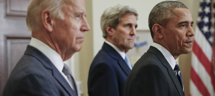 Barack Obama, John Kerry, Joe Biden
