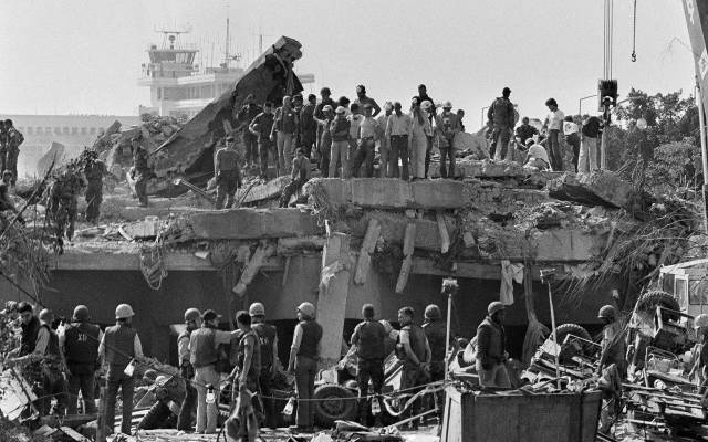 '83 Marine barracks bombing in Beirut