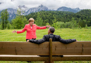 Merkel Obama