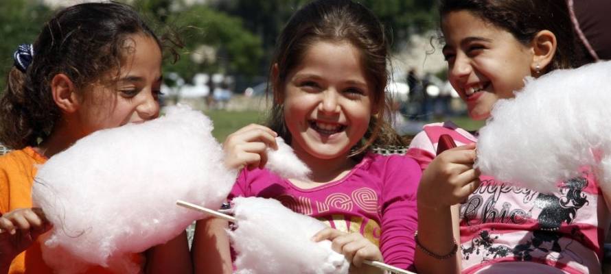 Happy Israeli children