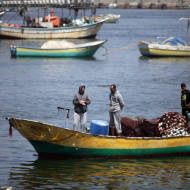 Palestinian fishermen