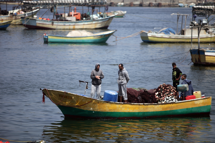 Palestinian fishermen