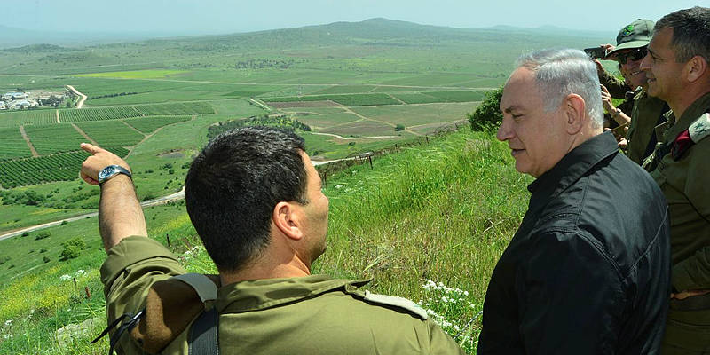 Netanyahu visits Golan Heights