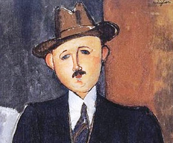 Modigliani's "Seated Man with a Cane"