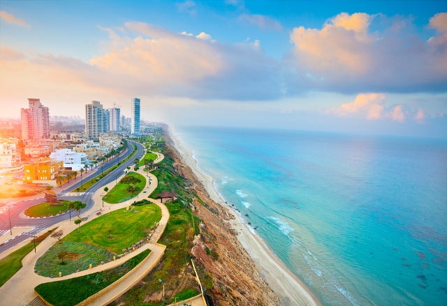 Israel coastline