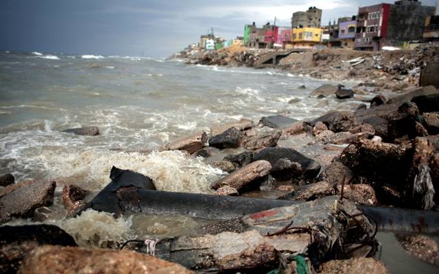 Gaza sewage sea