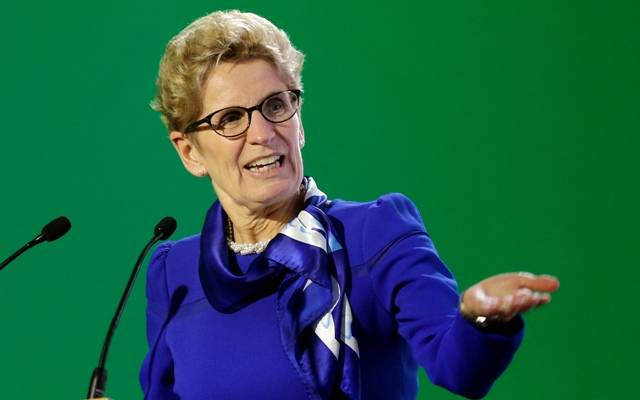 Ontario Premier Kathleen Wynne