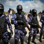 Palestinian policemen