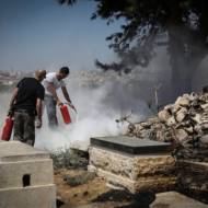 Mount of Olives vandalism