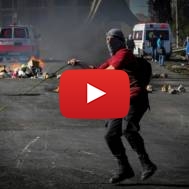 Palestinian rock throwing