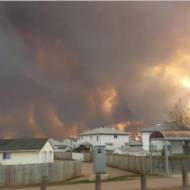 Fire in Alberta, Canada