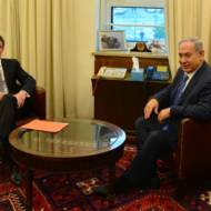 PM Netanyahu and French PM Valls