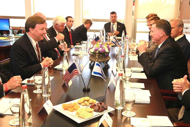 Congressmen at the Knesset
