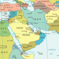 Middle East map