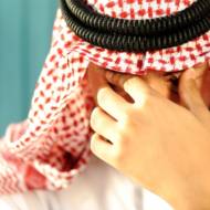 Angry sad Arab
