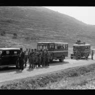 Arabs attack Jewish convoy