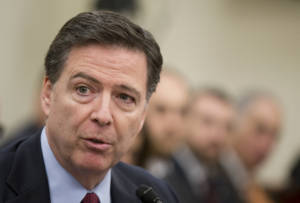 FBI Director James Comey, testifies before a House Commerce, Justice, Science, and Related Agencies Subcommittee budget hearing about the Federal Bureau of Investigation's FY 2017 budget, on Capitol Hill in Washington, Thursday, Feb. 25, 2016. (AP Photo/Manuel Balce Ceneta)