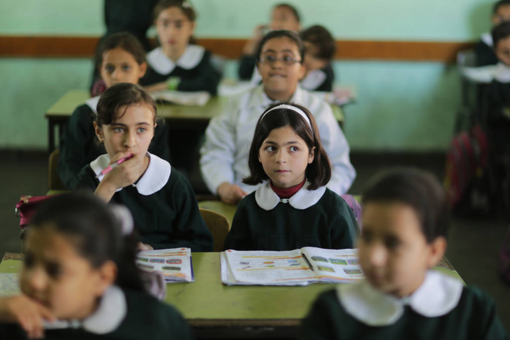 Palestinian classroom