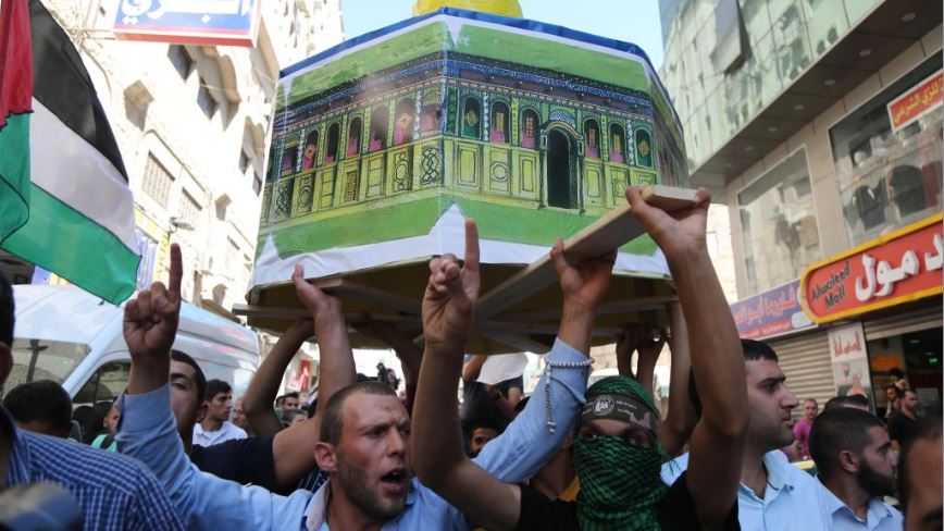 Palestinian violence on Temple Mount