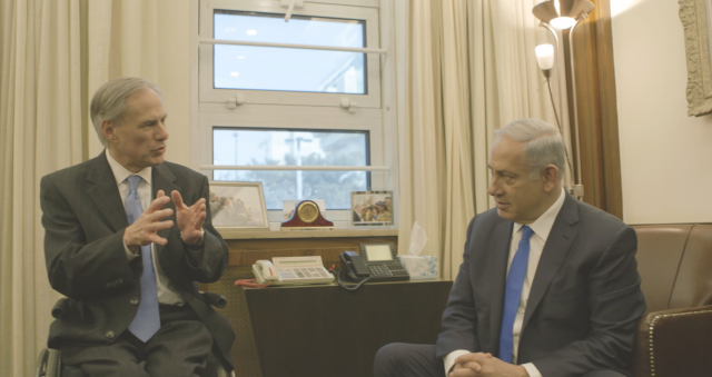 netanyahu and greg abbott