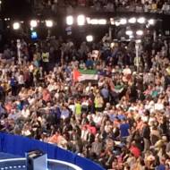 DNC Palestinian flag