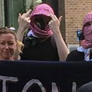 anti-israel demonstrators in montreal