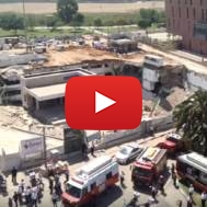 Building collapses in Tel Aviv