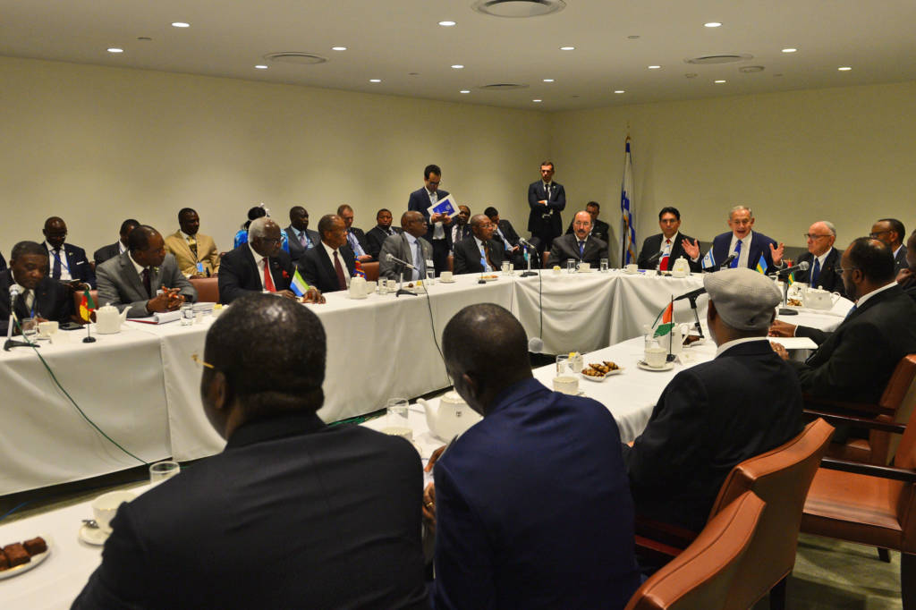 Netanyahu with African leaders