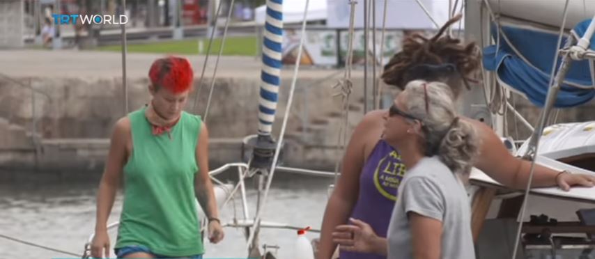 Women's flotilla to Gaza from Barcelona