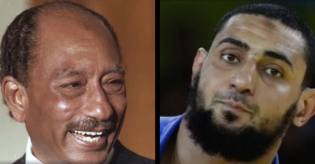 Islam el Shehaby and Anwar Sadat