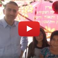 Dan Shapiro in his Sukkah