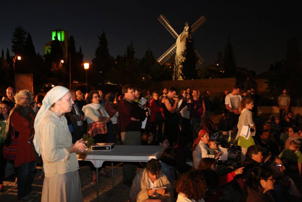 Prayer rally in Jerusalem for Syrian