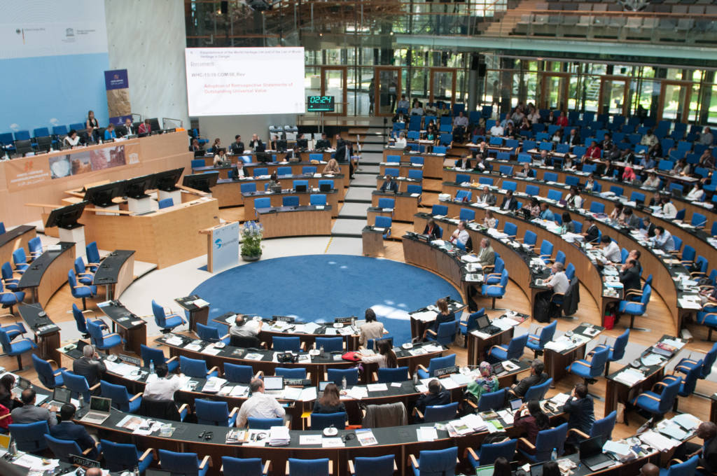 World Heritage Committee 2015 in Bonn, Germany