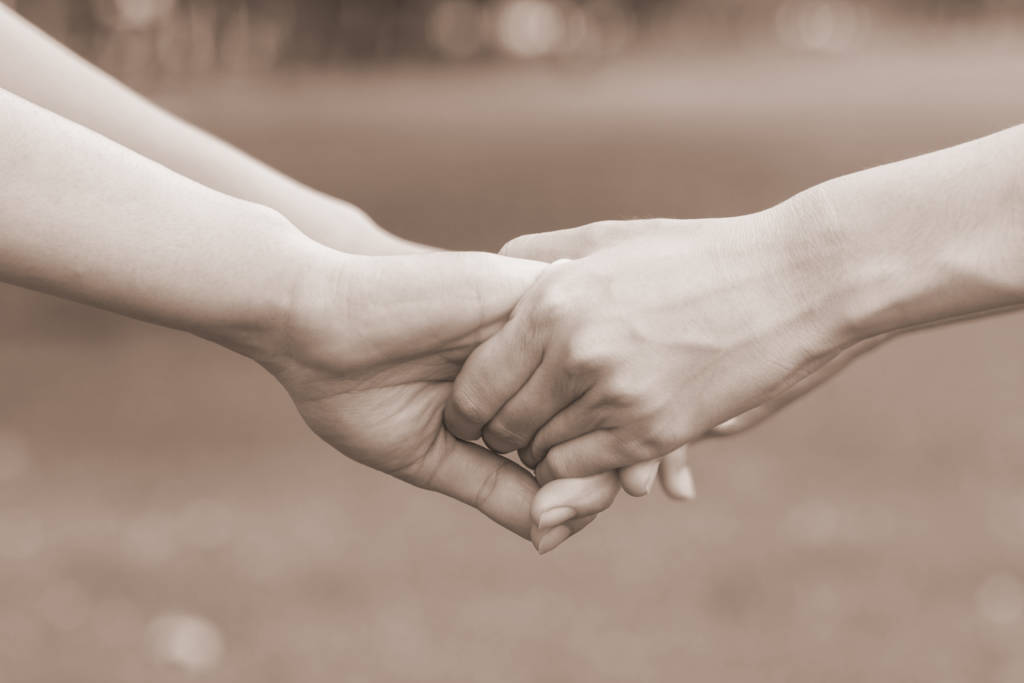 hold hands