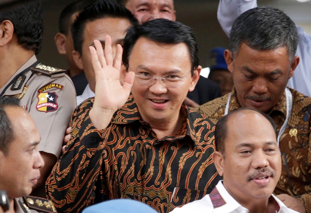 Jakarta Governor Basuki Tjahaja Purnama