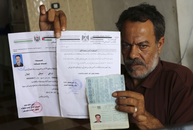 Syria refugee in Gaza