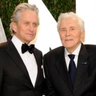 Michael and Kirk Douglas