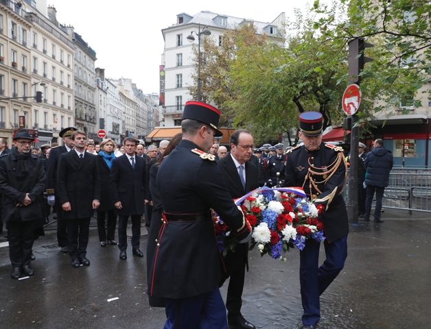 Paris attacks memorial