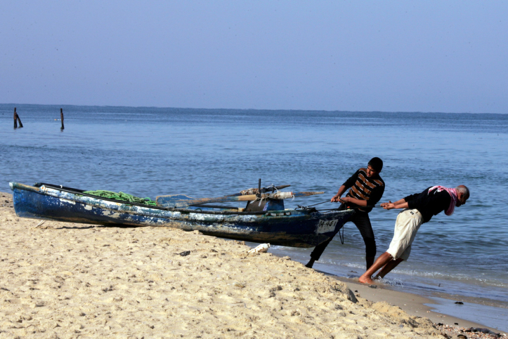 Palestinian fishermen