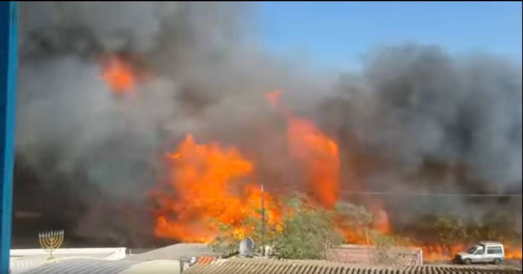 haifa on fire