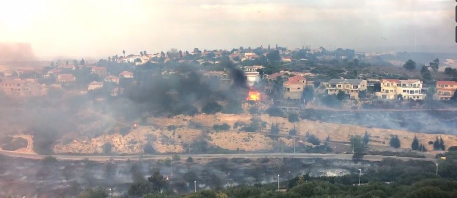 fire-in-zichron-yaakov