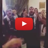 Palestinian Arabs celebrate fires