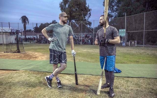 Ike Davis and Cook Decker in Israel
